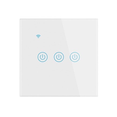 Smart WIFI Light Switch 10A - Black/White